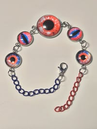 Image 1 of Magick Eyeball bracelet- Chaos Fury