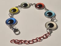 Image 2 of Magick Eyeball bracelet- Riot