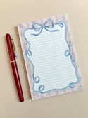 Floral Ribbon To Do Notepad