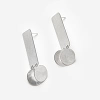Image 1 of EARRINGS  silver #039-08