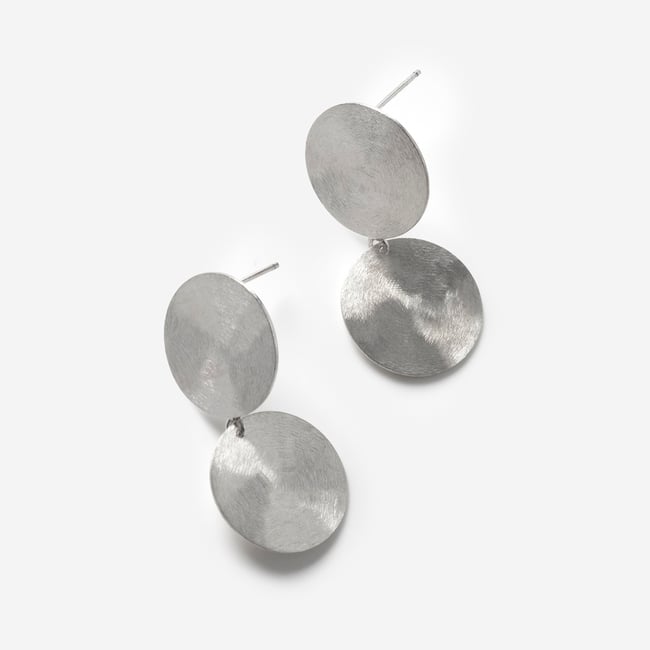 EARRINGS  silver #039-09