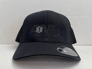 Image of AMR Black trucker TAC HAT with Snapback
