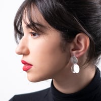 Image 1 of EARRINGS  silver #039-11