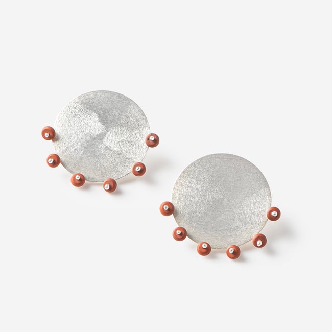 EARRINGS  silver #039-22