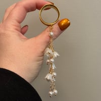 Pearl Flower Chain Dangles (sizes 4g-2")