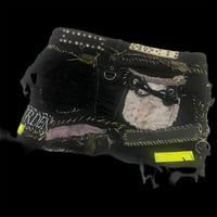 Image 2 of Thrashed hexxxed patched biohazard crust skirt