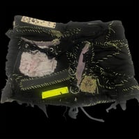 Image 4 of Thrashed hexxxed patched biohazard crust skirt