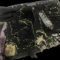 Image 5 of Thrashed hexxxed patched biohazard crust skirt