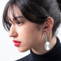 Image 1 of EARRINGS  silver #039-48