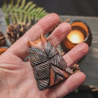 Image 2 of Saxon Yew Owl Amulet (DAM704)