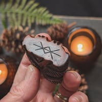 Image 5 of Saxon Yew Owl Amulet (DAM704)