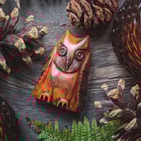 Image 1 of Saxon Yew Owl Amulet (DAM704)