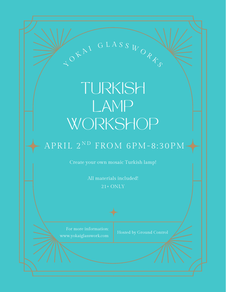 Image of Turkish Mosaic Lamp Workshop 