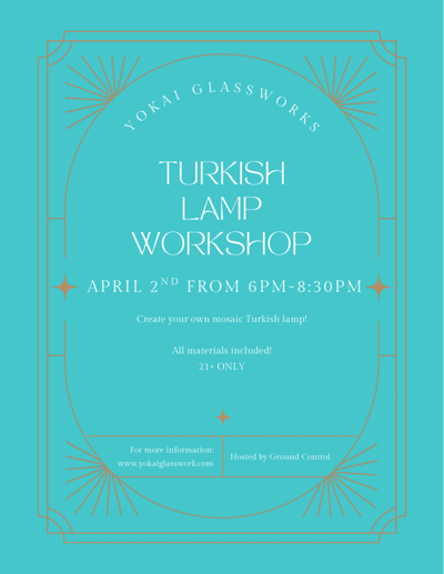 Image of Turkish Mosaic Lamp Workshop 
