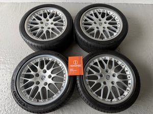 Image of Genuine Porsche Boxster 986 BBS Classic II 2-piece Split Rim 18" 5x130 Alloy Wheels USED