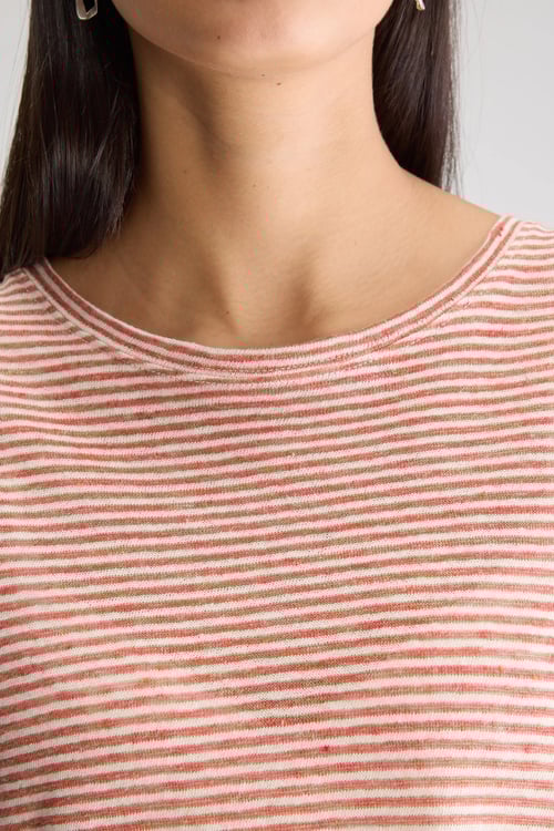 Image of 1-Camiseta Vlyn Stripe rojo blanco
