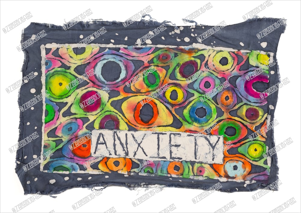 Image of Anxiety - Canvas Tote bag