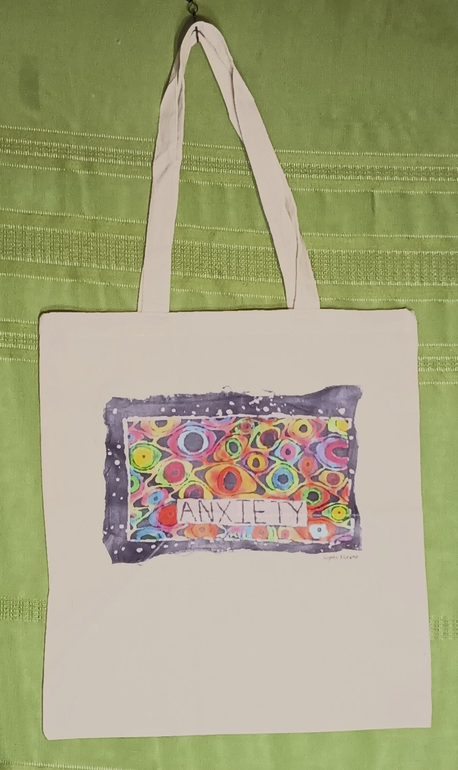 Image of Anxiety - Canvas Tote bag