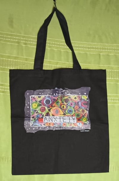 Image of Anxiety - Canvas Tote bag