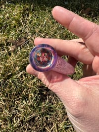 Image 6 of Pink and rainbow 18mm slide w/ lip wrap