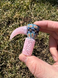 Image 1 of Pink and rainbow 18mm slide