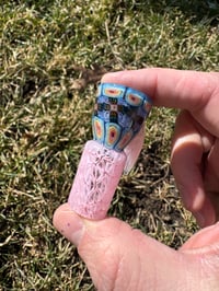 Image 3 of Pink and rainbow 18mm slide