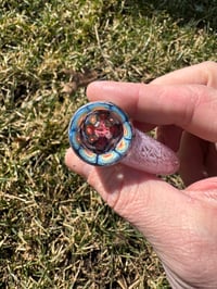 Image 5 of Pink and rainbow 18mm slide