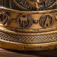 Image 4 of 👑The Armored Kingdom Draco Gold Sovereign Mug-Epic Design-Statement Piece-Durable-Everyday Use