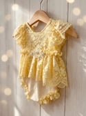 The Margaret | Buttercup Stretch Lace Photography Romper
