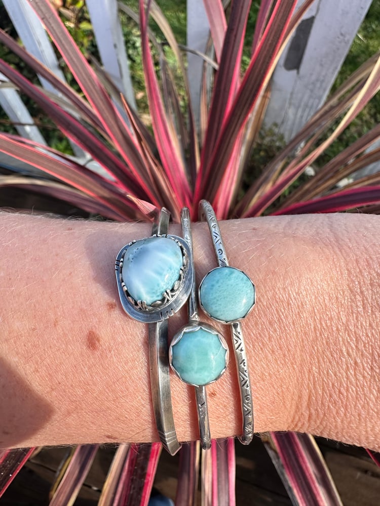 Image of Larimar Bangle #1