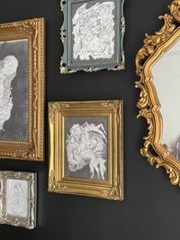 Image 1 of Framed Intuitive Original Drawing • Large