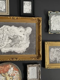 Image 5 of Framed Intuitive Original Drawing • Large