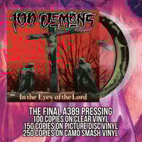 Image 1 of 100 DEMONS 'In The Eyes Of The Lord' LP