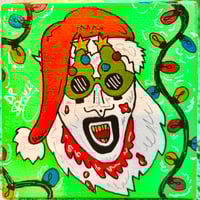Art the Clown Santa Painting 
