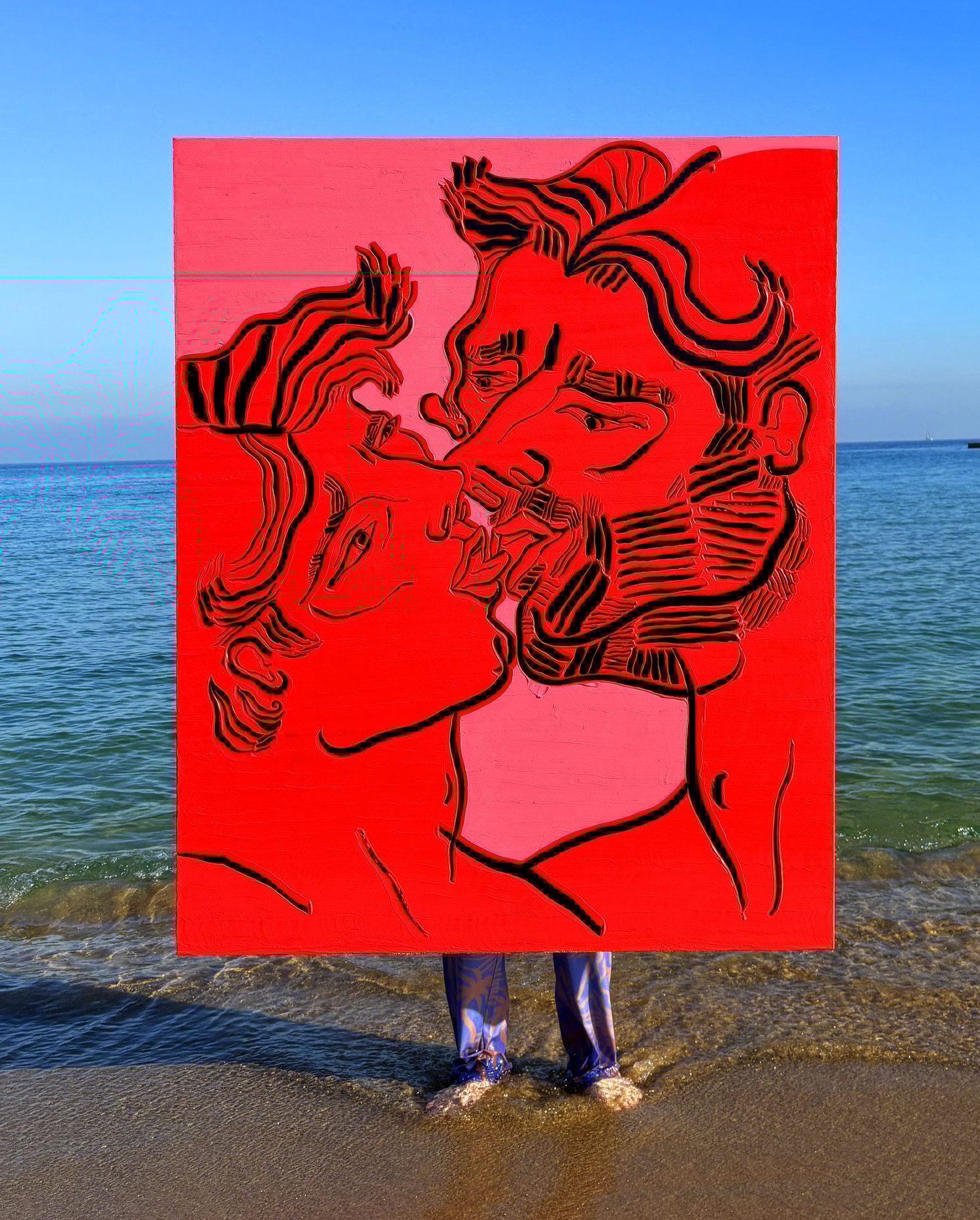EL BESO original painting