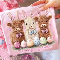 🐰🌸 Highland Hunnies Easter Tee