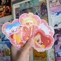 Image 2 of heart stickers ✨ CLEAR waterproof vinyl sticker