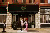 Image 3 of 12:30-Indoor Engagement Session at the Dwell Hotel with Bailey Hill of Blackbird & Rye