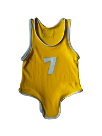 Image 1 of BODY POM-POM GIRL YELLOW/WHITE