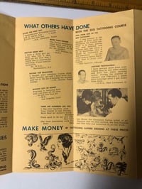 Image 3 of 1950’s Milton Zeis Tattoo advertising pamphlet 
