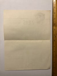 Image 2 of Zeis School of Tattooing flyer 1950’s