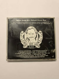 Image 2 of Captain Don Leslie Tattoo Songs CD Signed 