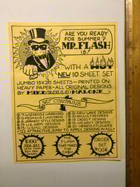 Image 1 of Mike Malone Mr. Flash Flyer 1983 Smith Street 