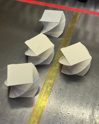 Image 3 of Pack of 2 Mini Pacific Grey and Ecru Spiral Pads 2"