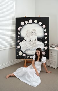 Image 1 of 'Into The Rose Garden' Original Artwork ♡