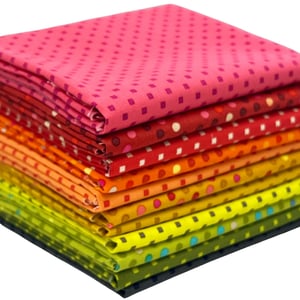 Dazzle Dots Warm Colorway - 11 Half Yards on Sale!