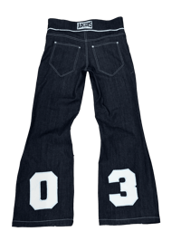 Image 2 of PANT FRENCHY BLUE/WHITE