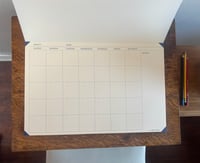Image 4 of Desk Calendar Blue and Yellow