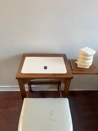 Image 2 of Desk Calendar Blue and Yellow