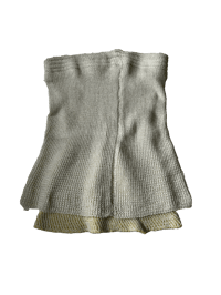 Image 2 of SKIRT DOUBLE LAINE BEIGE/YELLOW